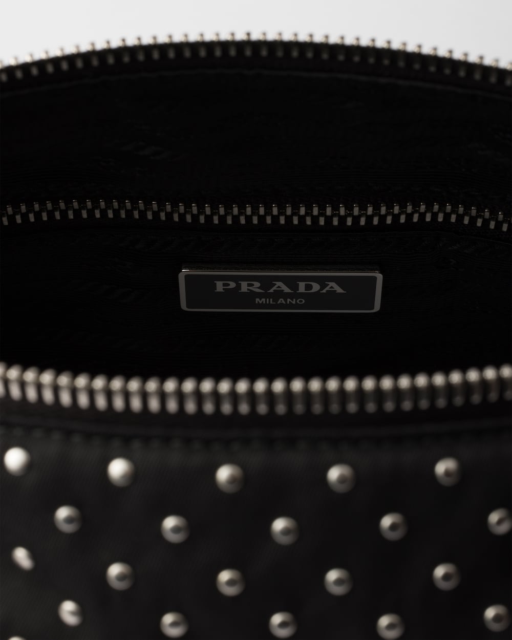 Re-Nylon Bag With Studs - Image 3